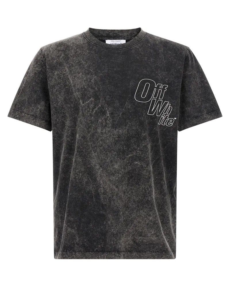 OFF-WHITE umriss Arrow' T -Shirt Black