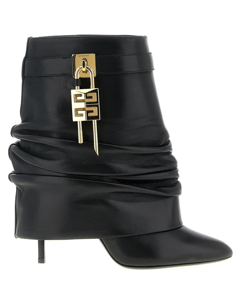Givenchy Shark Lock Stiletto“ Stiefeletten Black