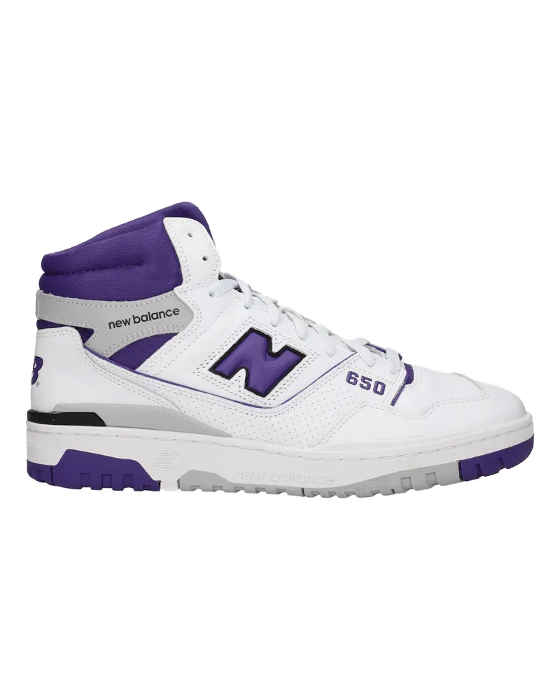 New Balance Neue Balance -Turnschuhe 650 Herren Leder weiß/lila -