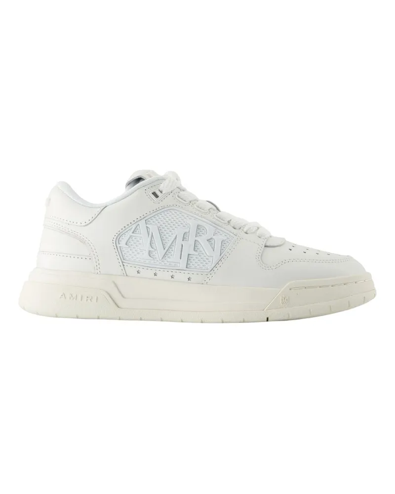 Amiri Klassische Low -Turnschuhe  Leder weiß White