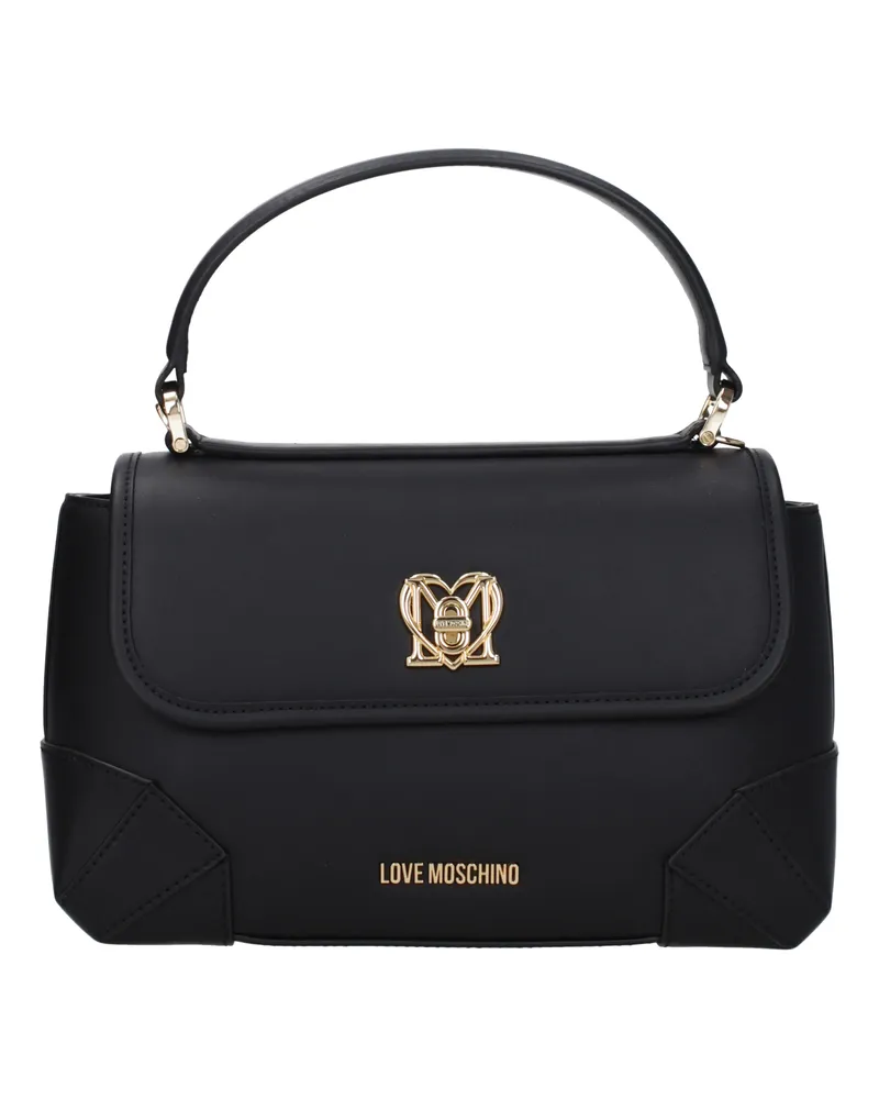 Moschino Damens Handtaschen Polyurethan Schwarz -