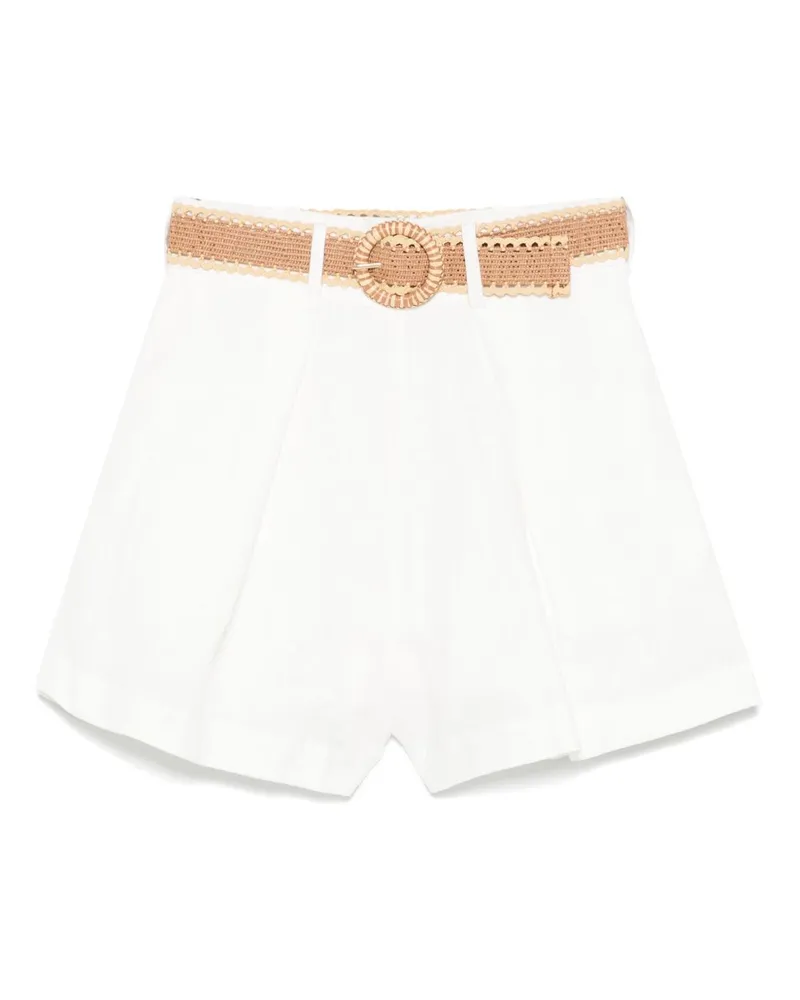 Zimmermann Rhiannon -Leinenshorts Ivory