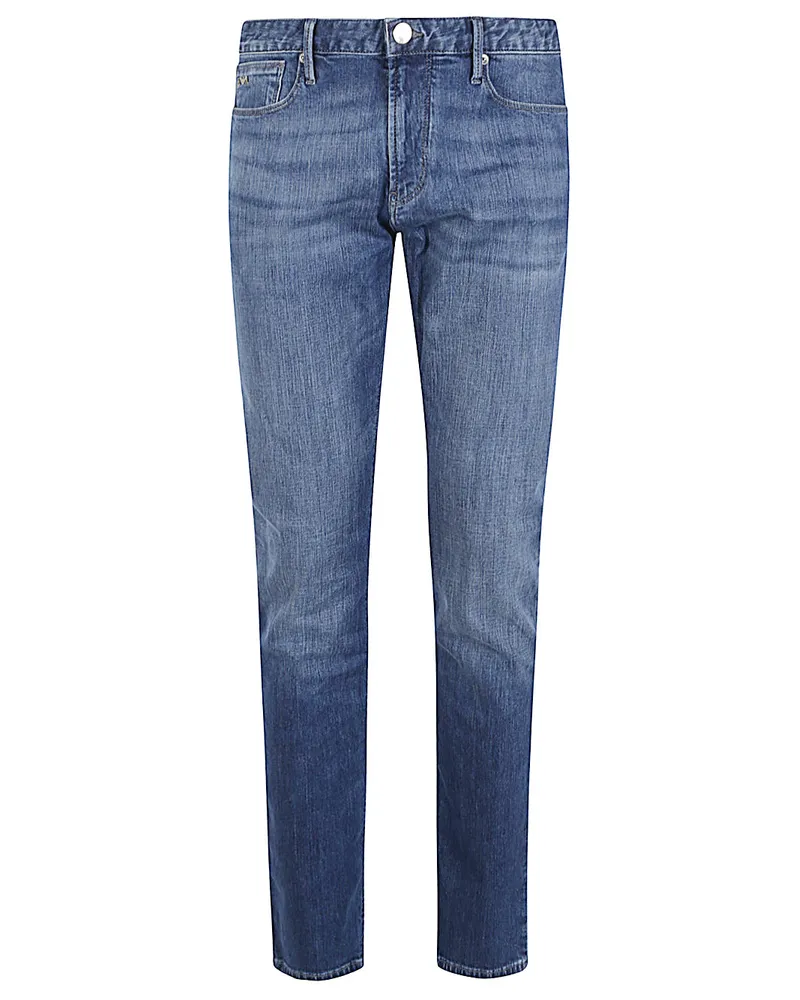 Emporio Armani Denim Cotton Jeans Blue