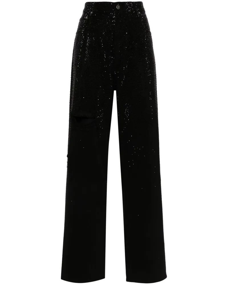 Golden Goose Golden Gans Denim -Baumwolljeans Black