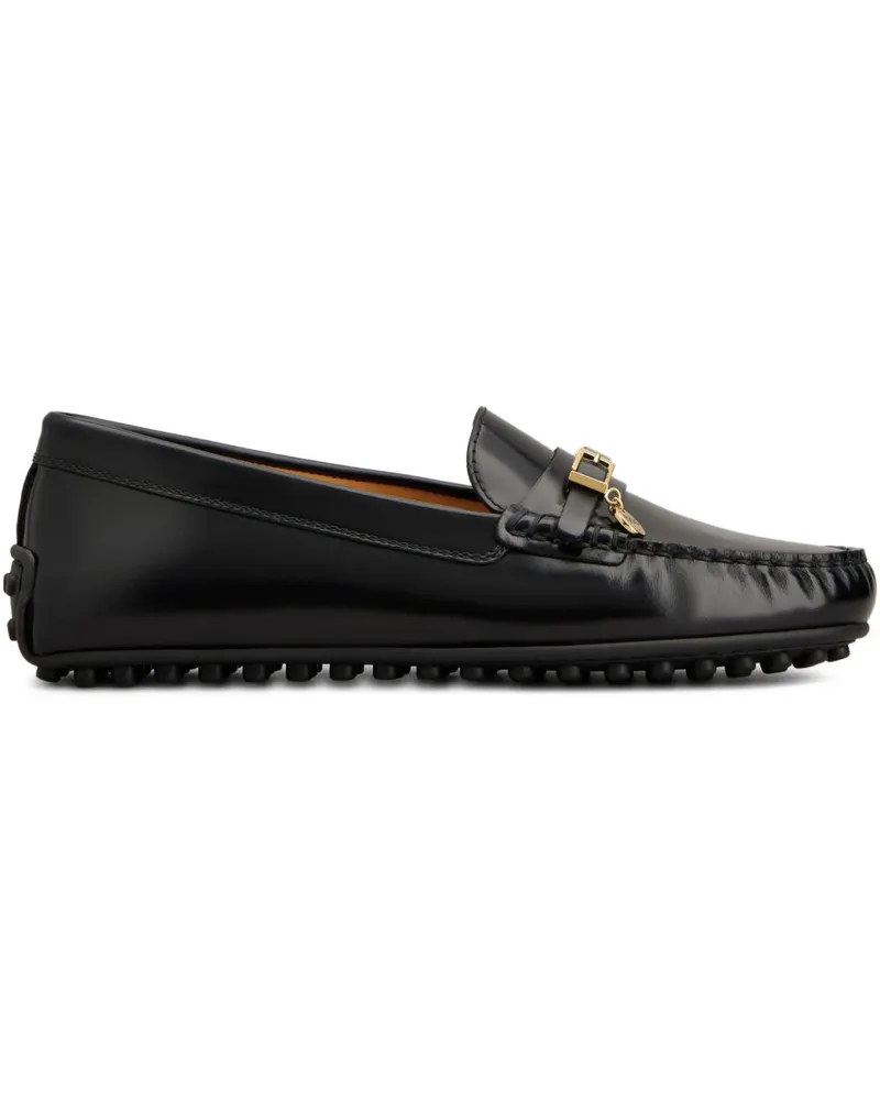 TOD'S Tod 's Gommino -Leder -Ladung Black