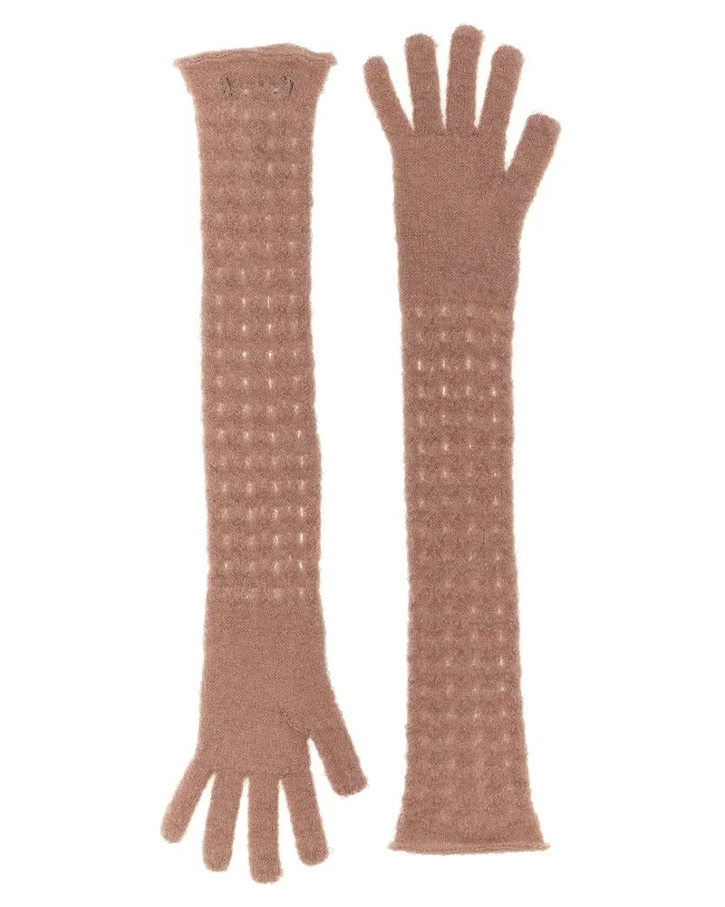 Fabiana Filippi Häkelhandschuhe Pink