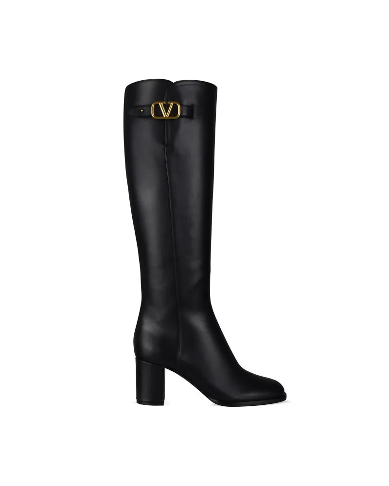 Valentino Garavani V Logo -Stiefel Black