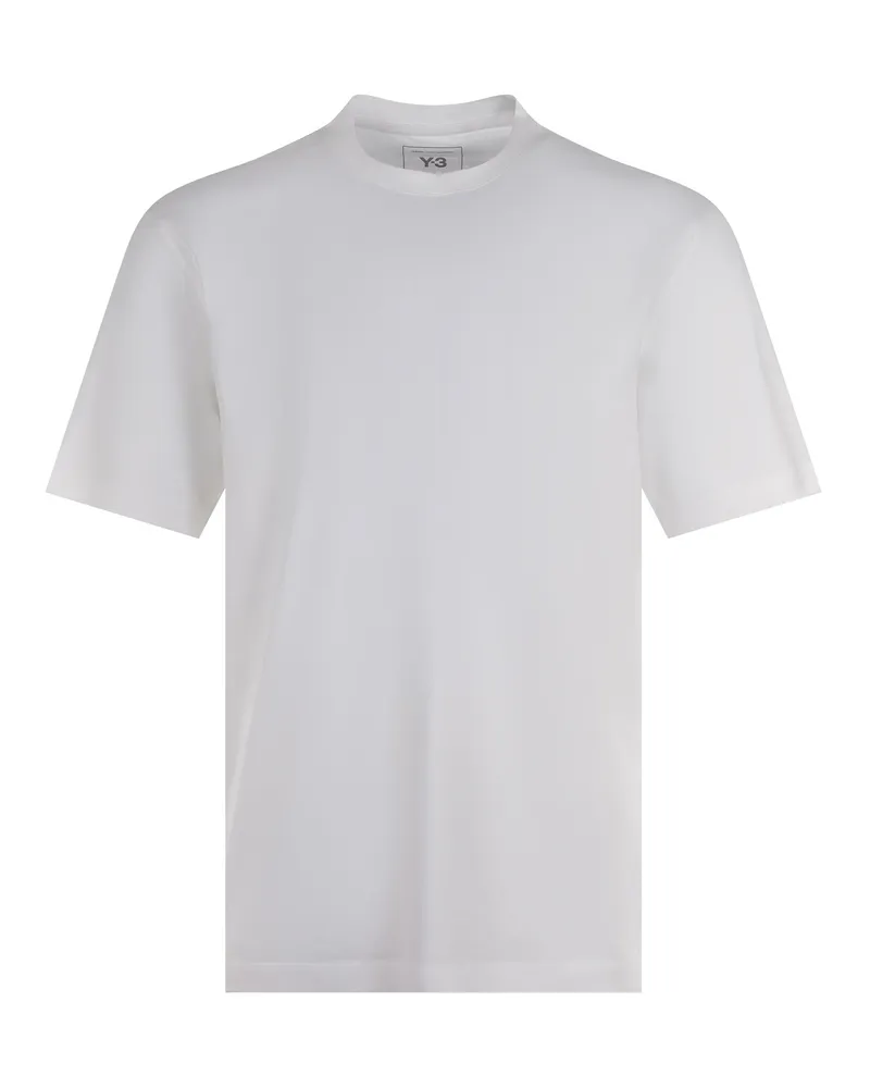 Y-3 Y 3 T -Shirt aus Baumwolle White
