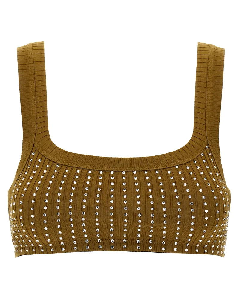 ATTICO Das Attico Crystal Top Green