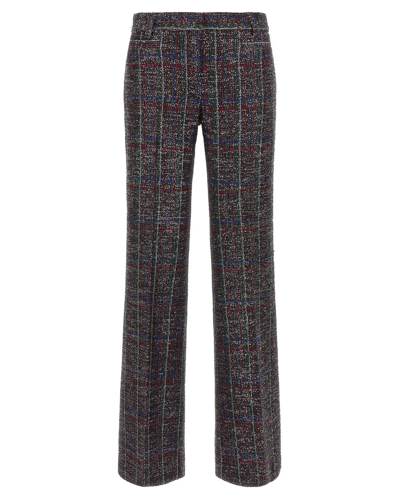 Missoni Pailletten-Tartan-Hose Multicolor