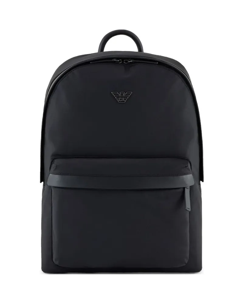 Emporio Armani Nylon Rucksack Black