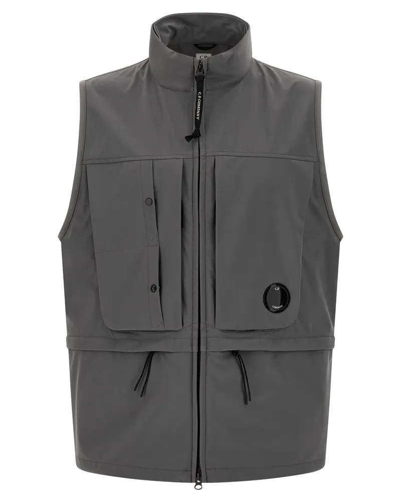 C.P. Company C.P. Firma 'CP Shell Hooded' Weste Beige