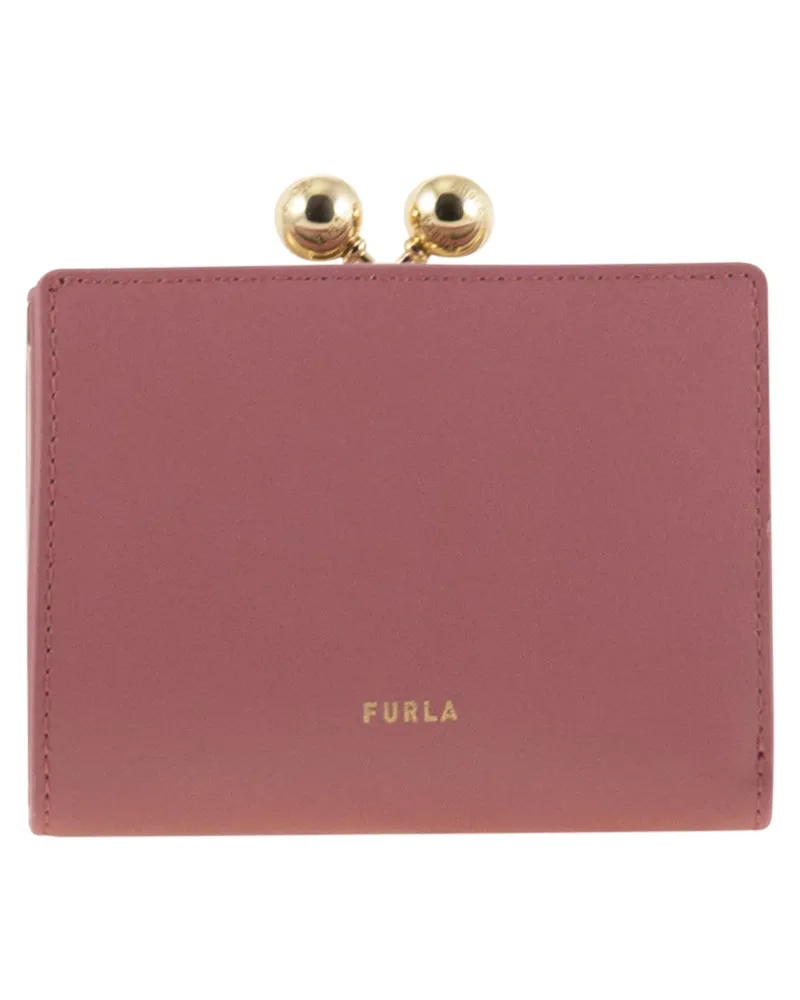 Furla Punkte kompakte Brieftasche S Pink