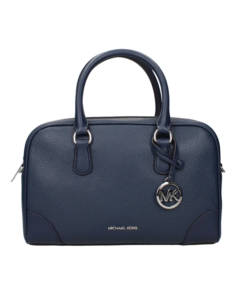 Michael Kors Thompson Handtasche für Damen Blau/Marineblaues Leder -