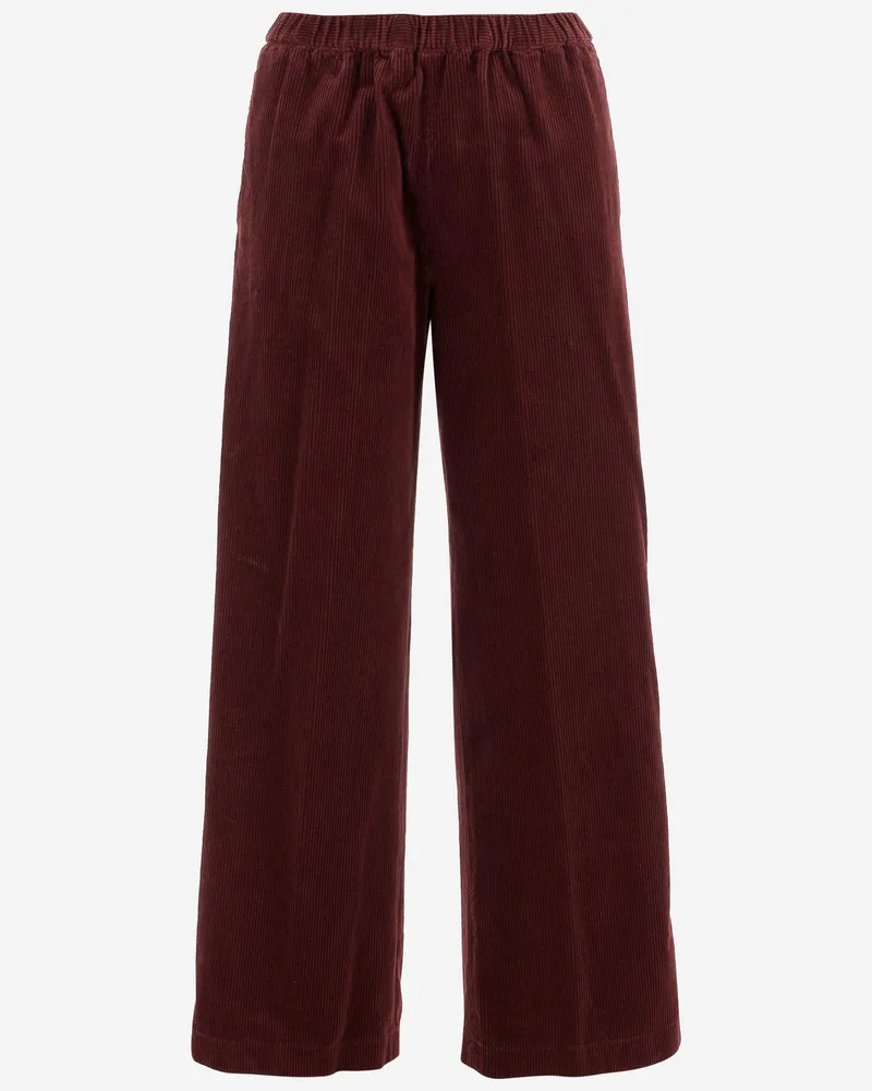 ASPESI Baumwoll -Samthose Red