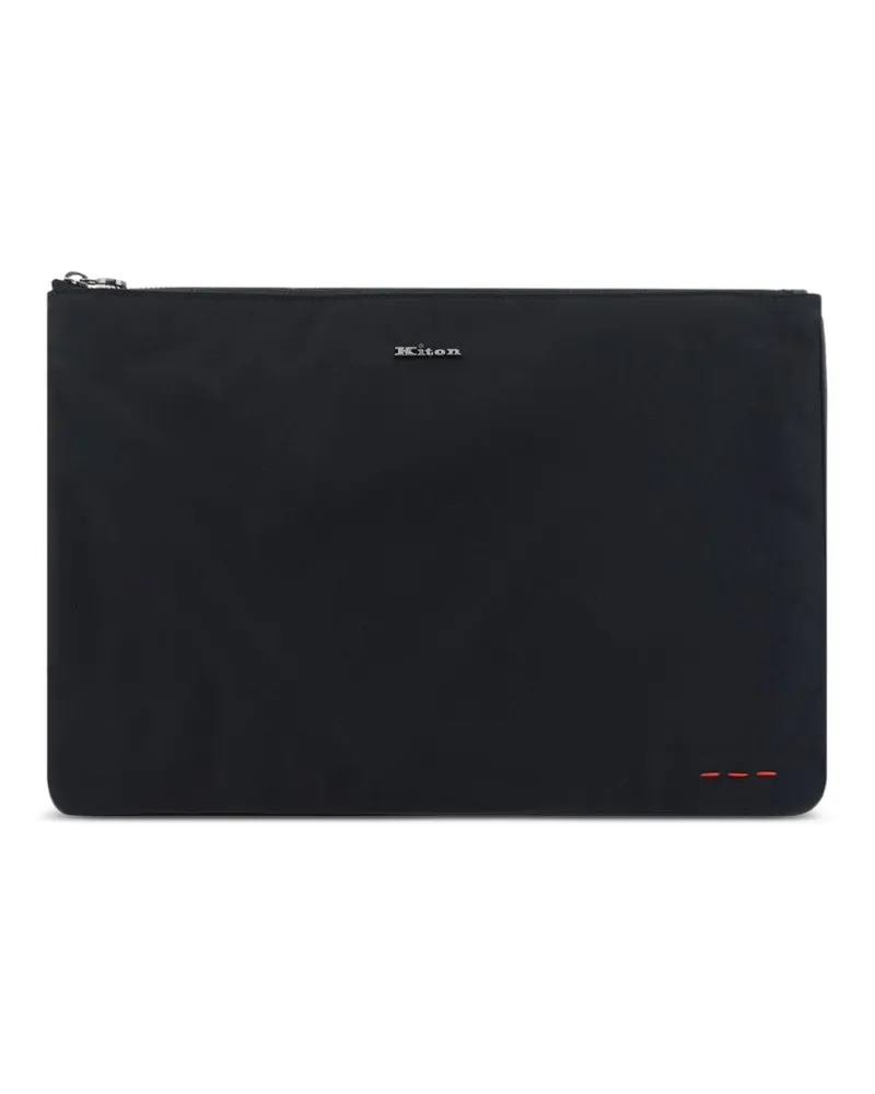 Kiton Clutch -Tasche Nero