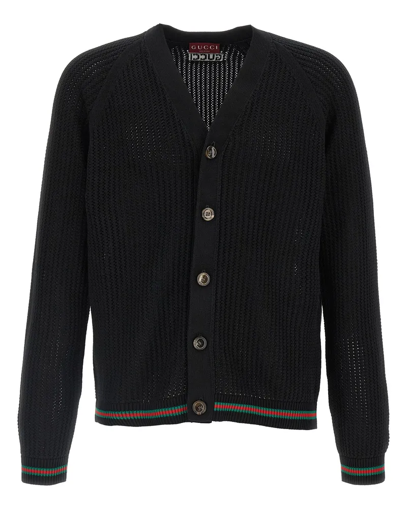 Gucci Webband-Cardigan Black