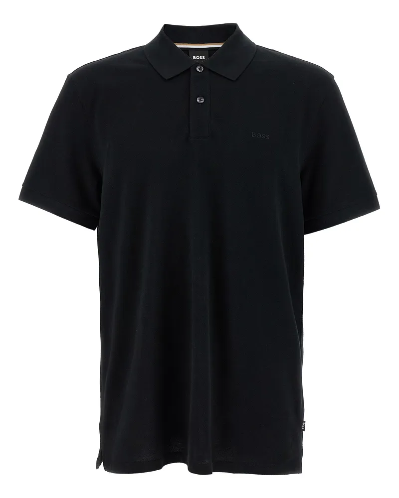 HUGO BOSS Piquée Polo -Hemd Black