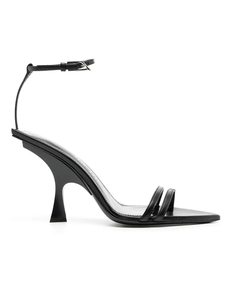 ATTICO Der Attico Ester -Nichtübereinstimmung 95 Sandalen Black