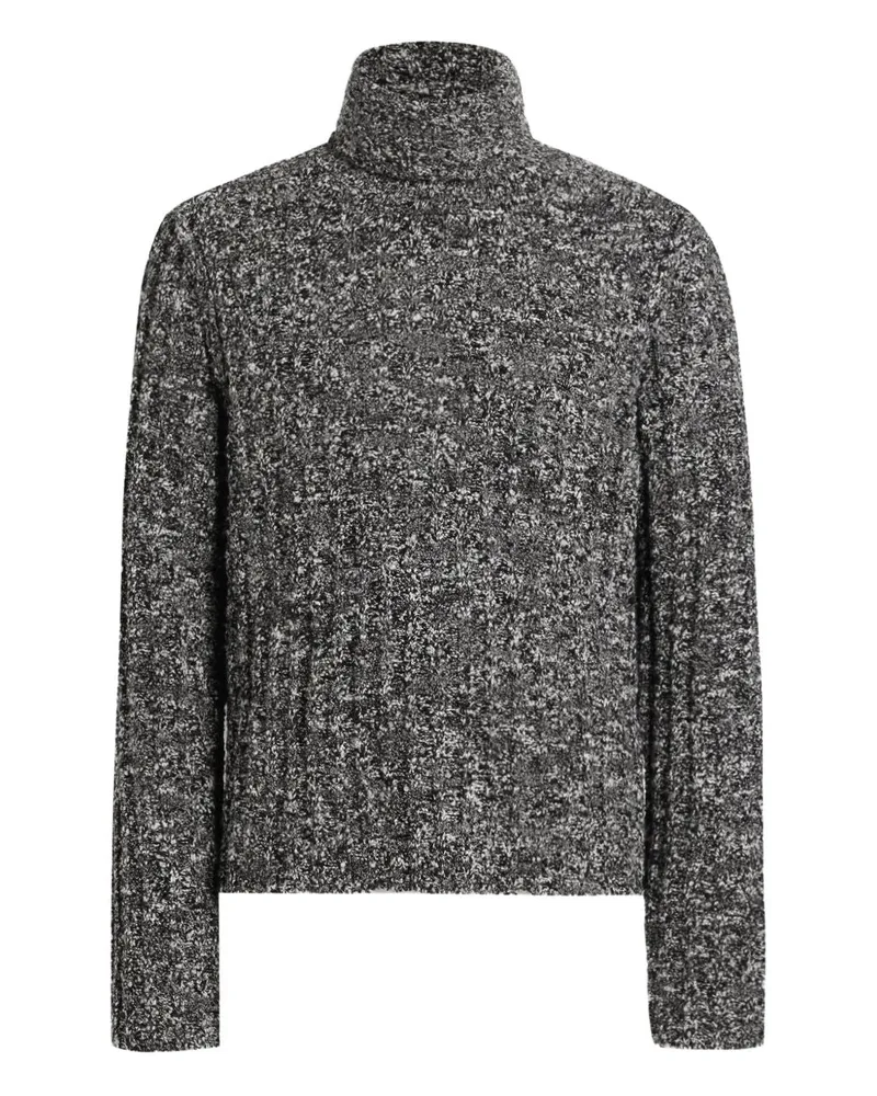 Dolce & Gabbana Wollschildkröte.Neck Jumper White