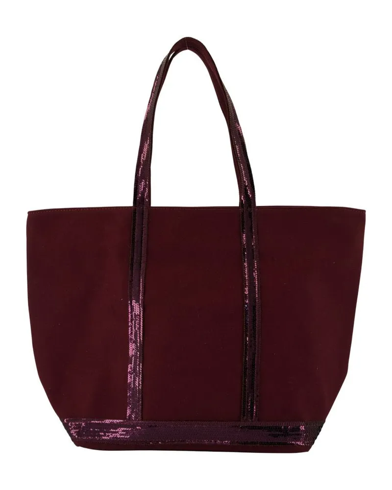 Vanessa Bruno L Rucke Shopper -Tasche  Baumwollviolette Lila
