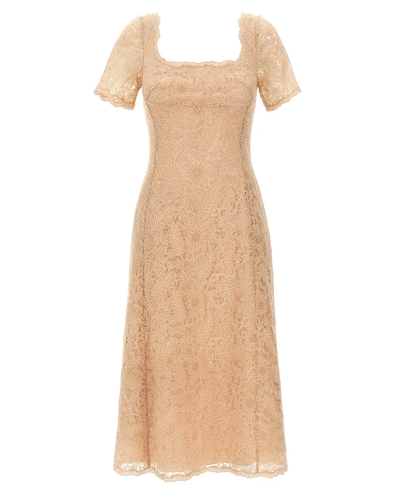 Ermanno Scervino Spitzenkleid Pink