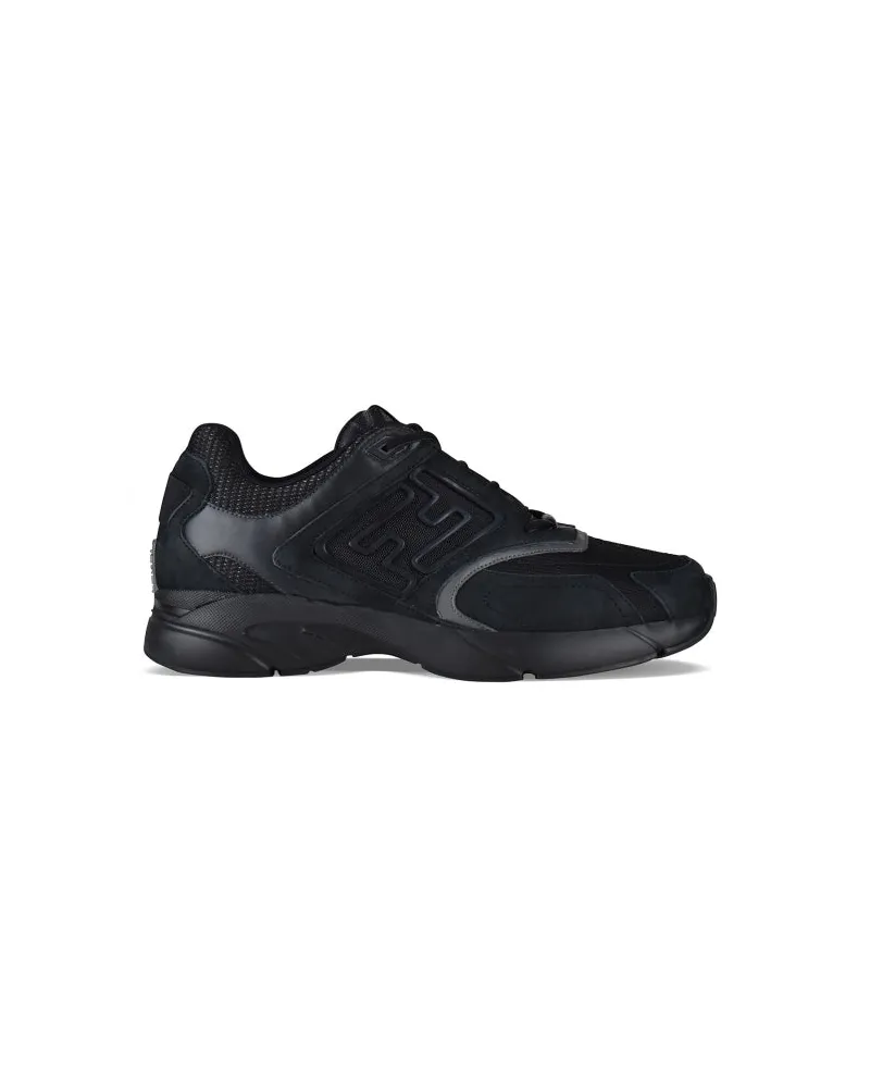 Fendi schnellere Trainer -Turnschuhe Black