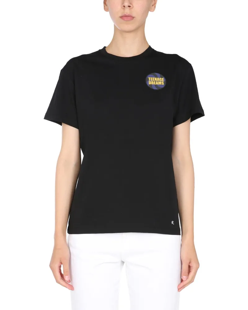 Raf Simons Crew Neck T -Shirt Black