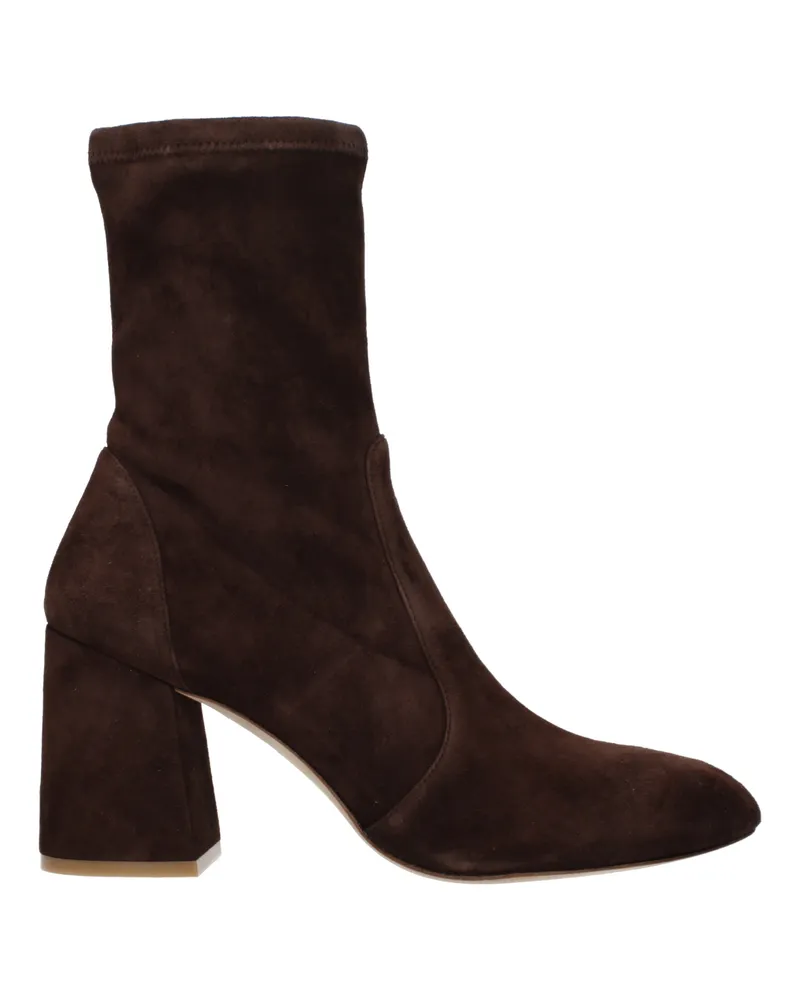 Stuart Weitzman Frauen 's Flareblock Stiefel Wildleder Brown/Walnuss -