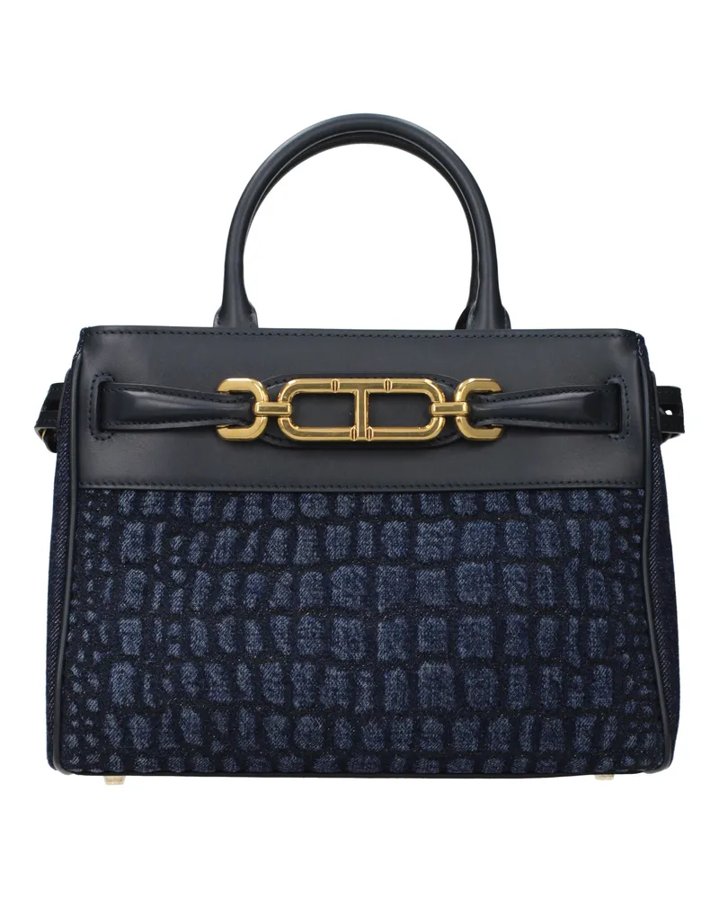 Tom Ford Damens Handtaschen Blau/Jeansstoff -