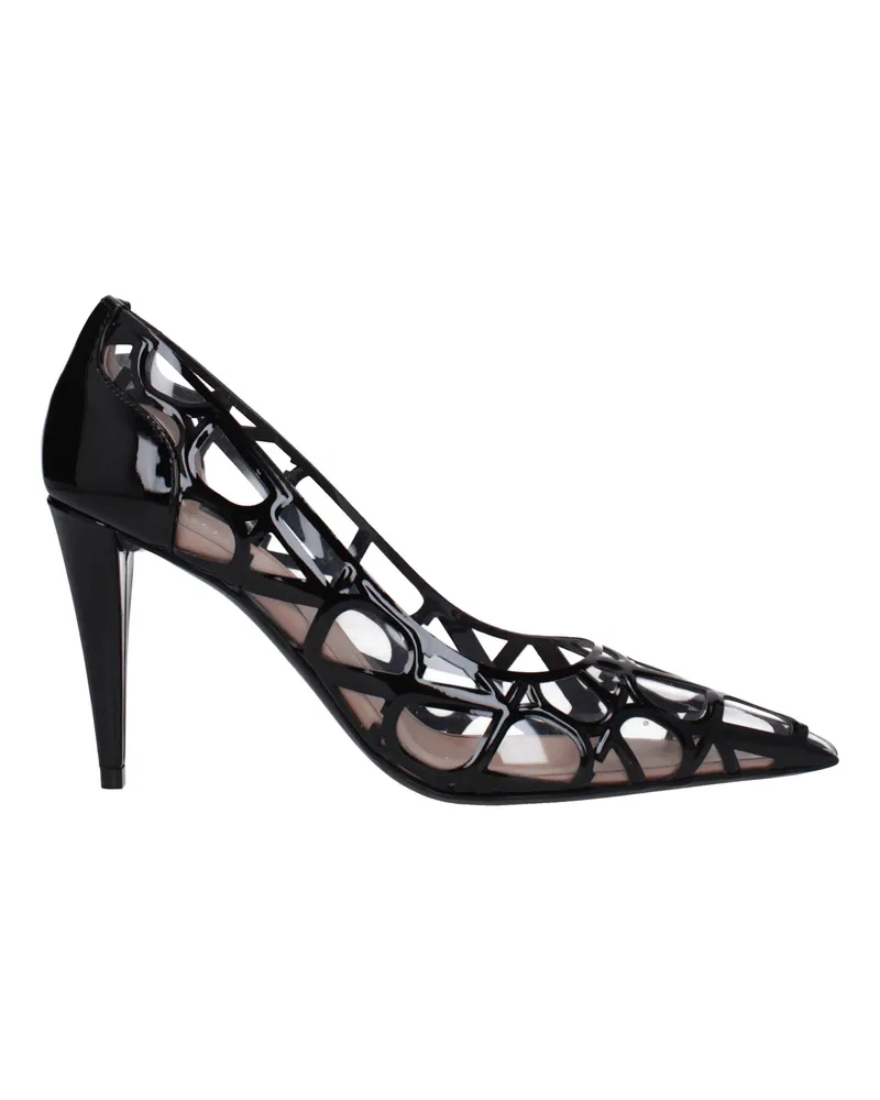 Valentino Garavani Décolleté Frauen 's Transparente PVC/Schwarz -
