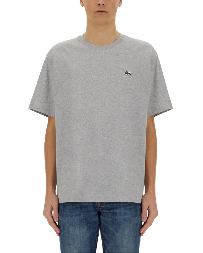 Lacoste T -Shirt mit Logo Grey