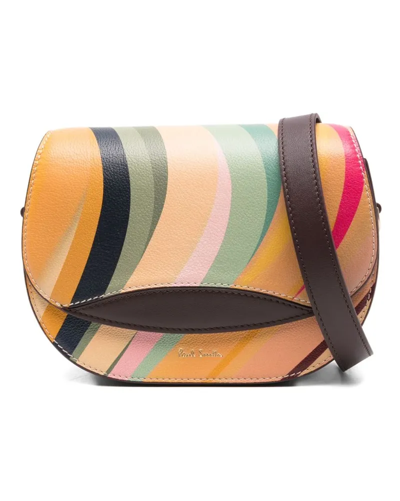 Paul Smith wirbte Leder -Crossbody -Tasche Multicolour