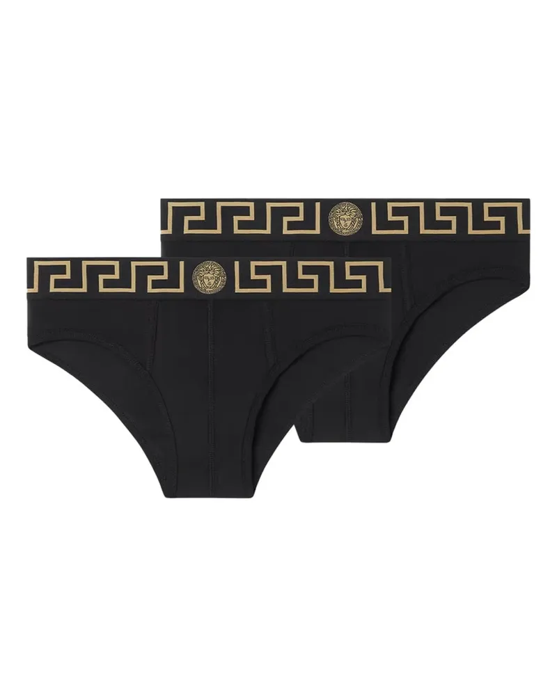 Versace BI Pack -Baumwoll -Slips Black
