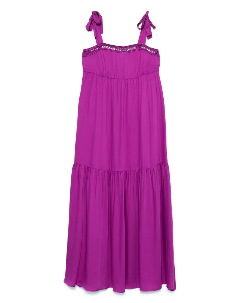Emporio Armani Langes Kleid Purple