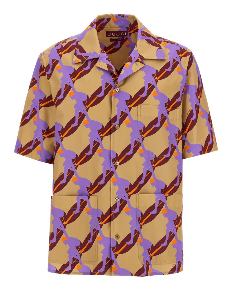 Gucci Hemd „Twisted Surf Multicolor