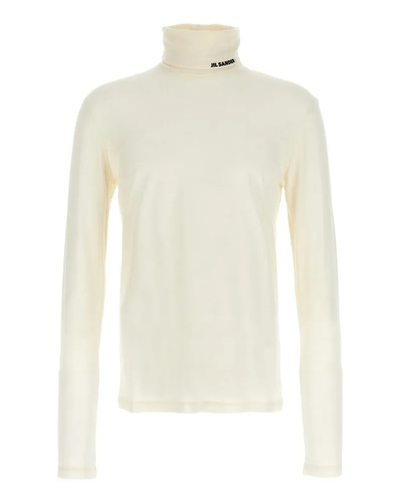 Jil Sander Rollkragenpullover White