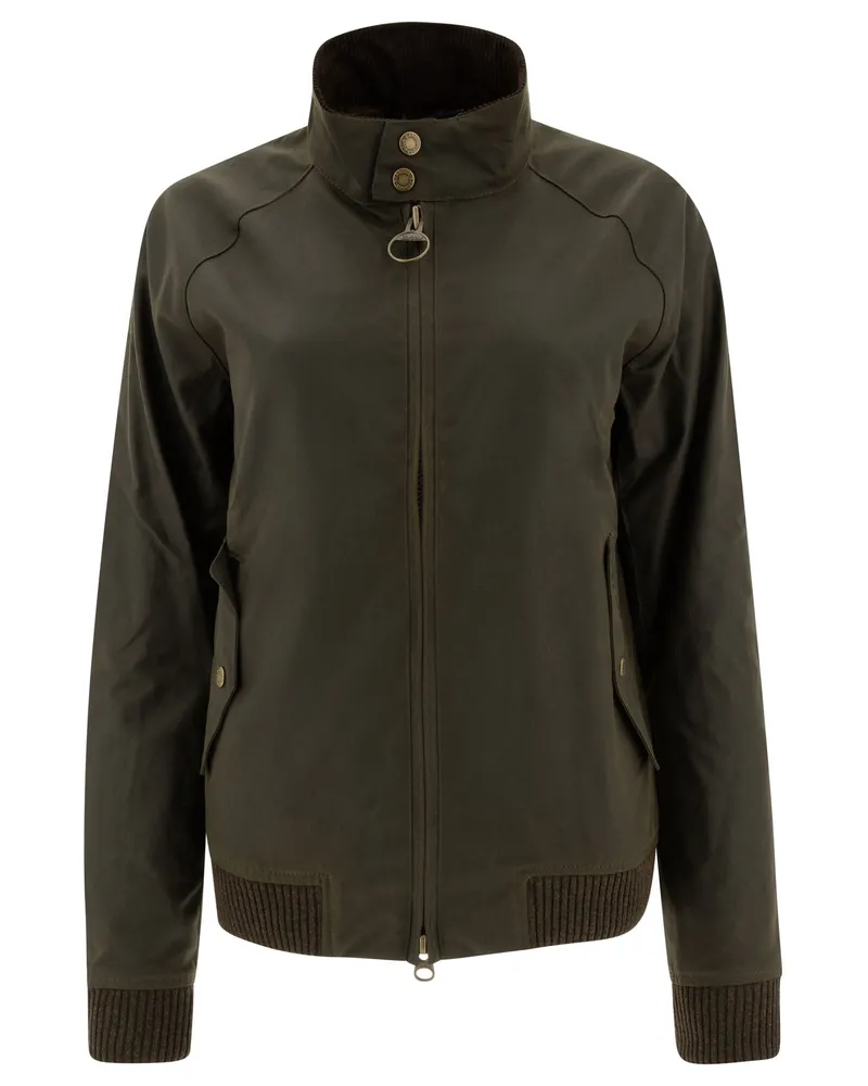 Baracuta Porton Wachs" Barbour X Baracuta Bomberjacke Green