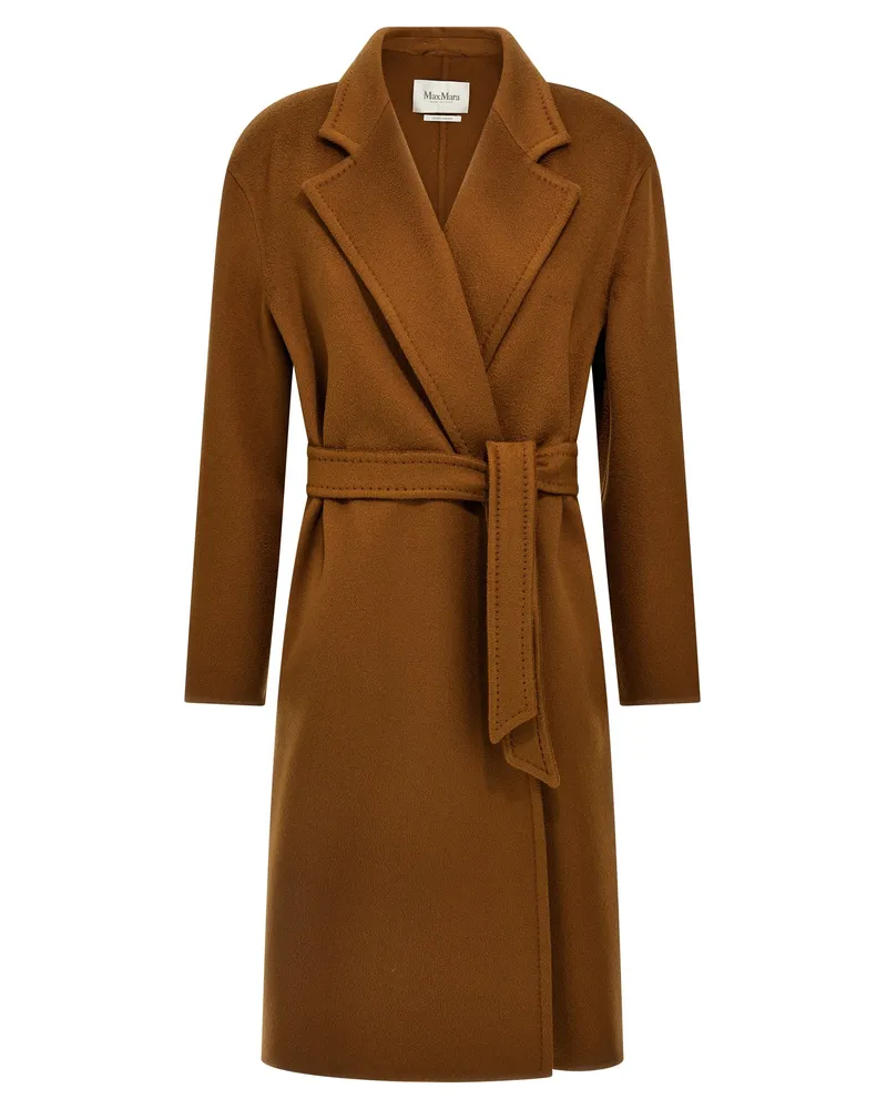 Max Mara Melinda' Mantel Brown