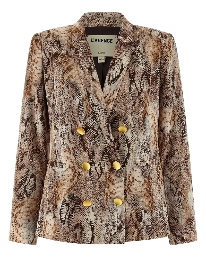 L'Agence Colin' Blazer Brown