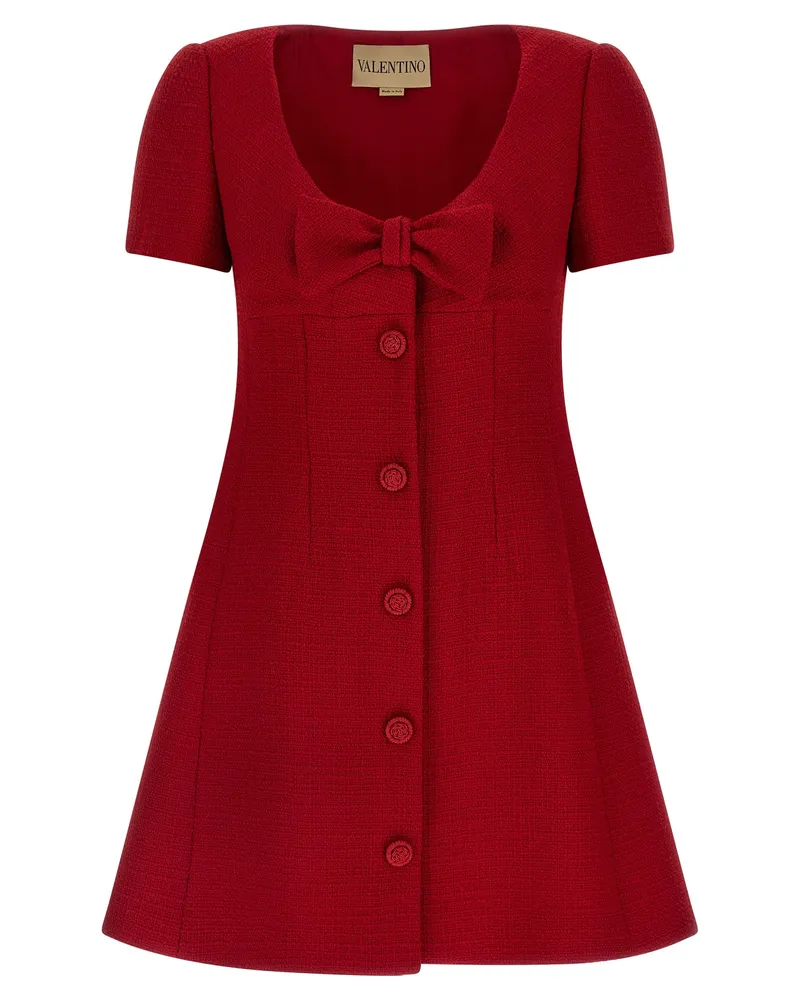 Valentino Garavani Valentino Garavani Bogenkleid Red