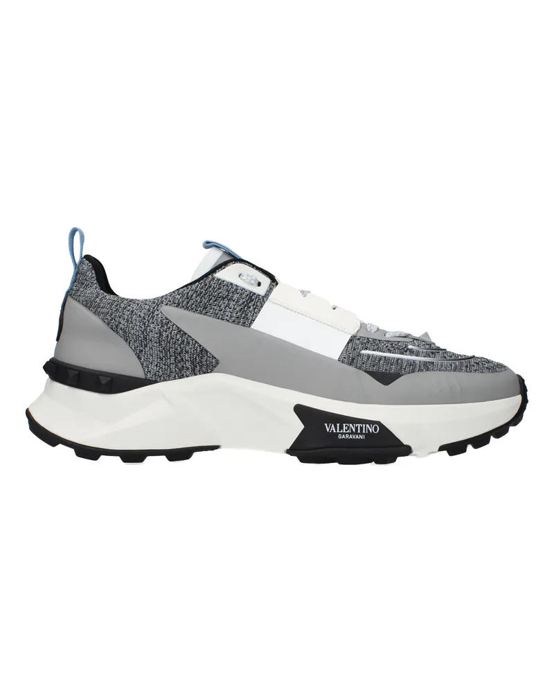 Valentino Garavani Herrens Sneakers Grau/Eisstoff -