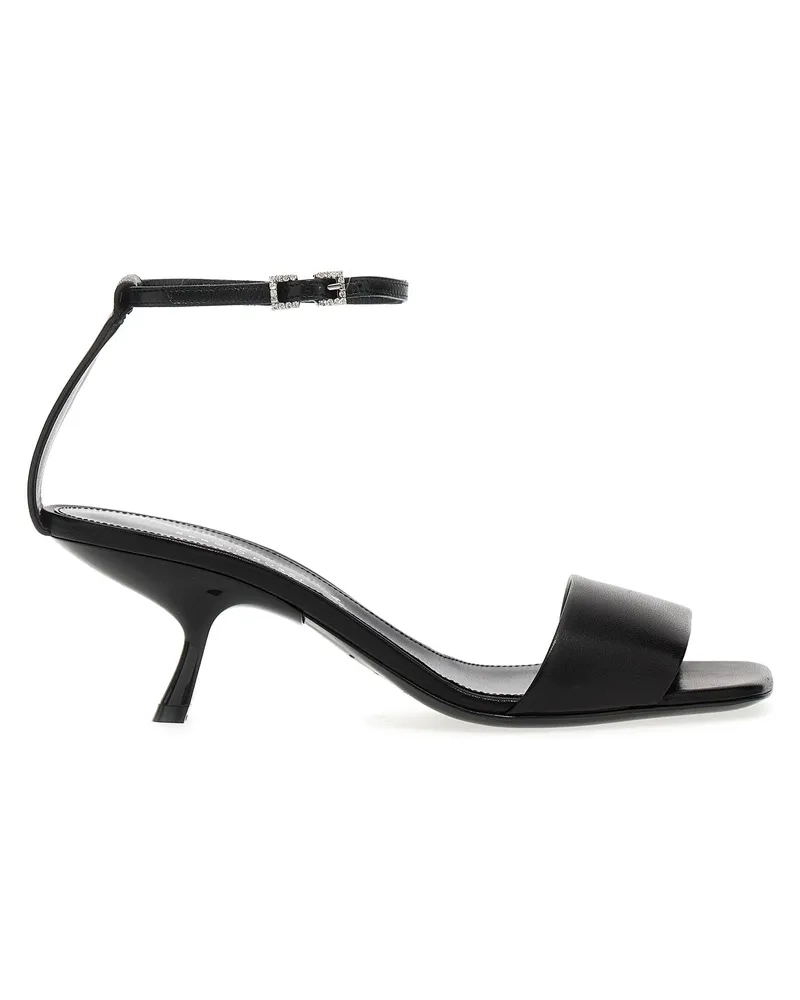 Sergio Rossi Evangelie' Sandalen von Mr. Patentie Rossi x Evangelie Smyrniotaki Black