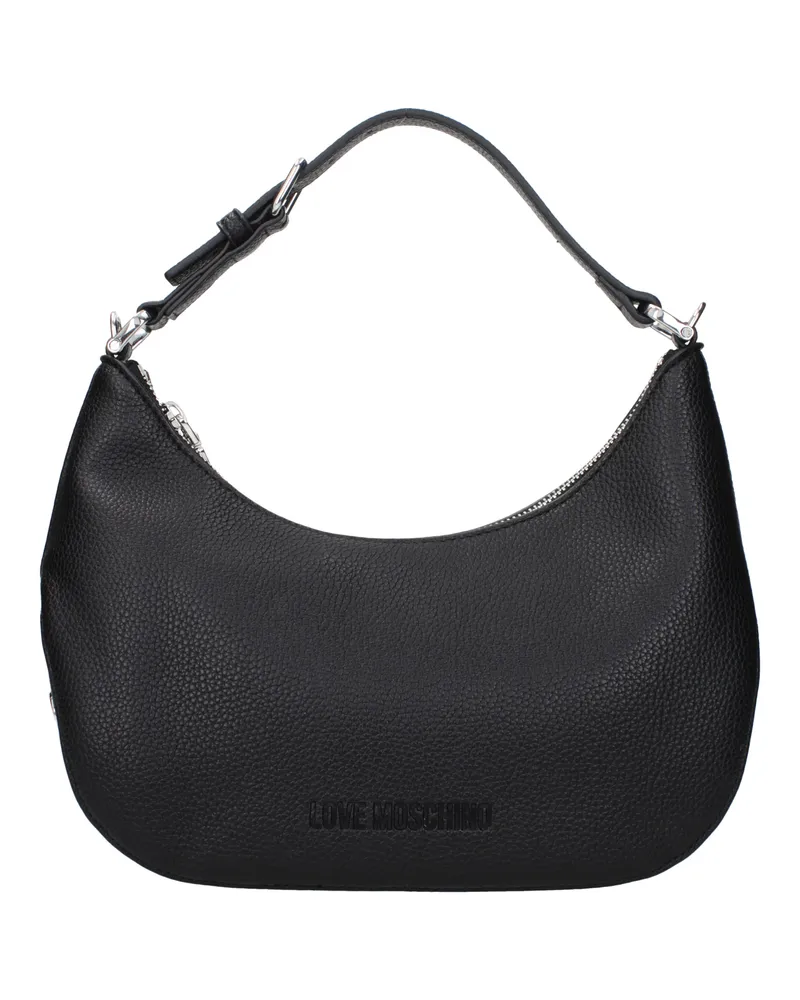 Moschino Damens Umhängetaschen Polyurethan Schwarz -