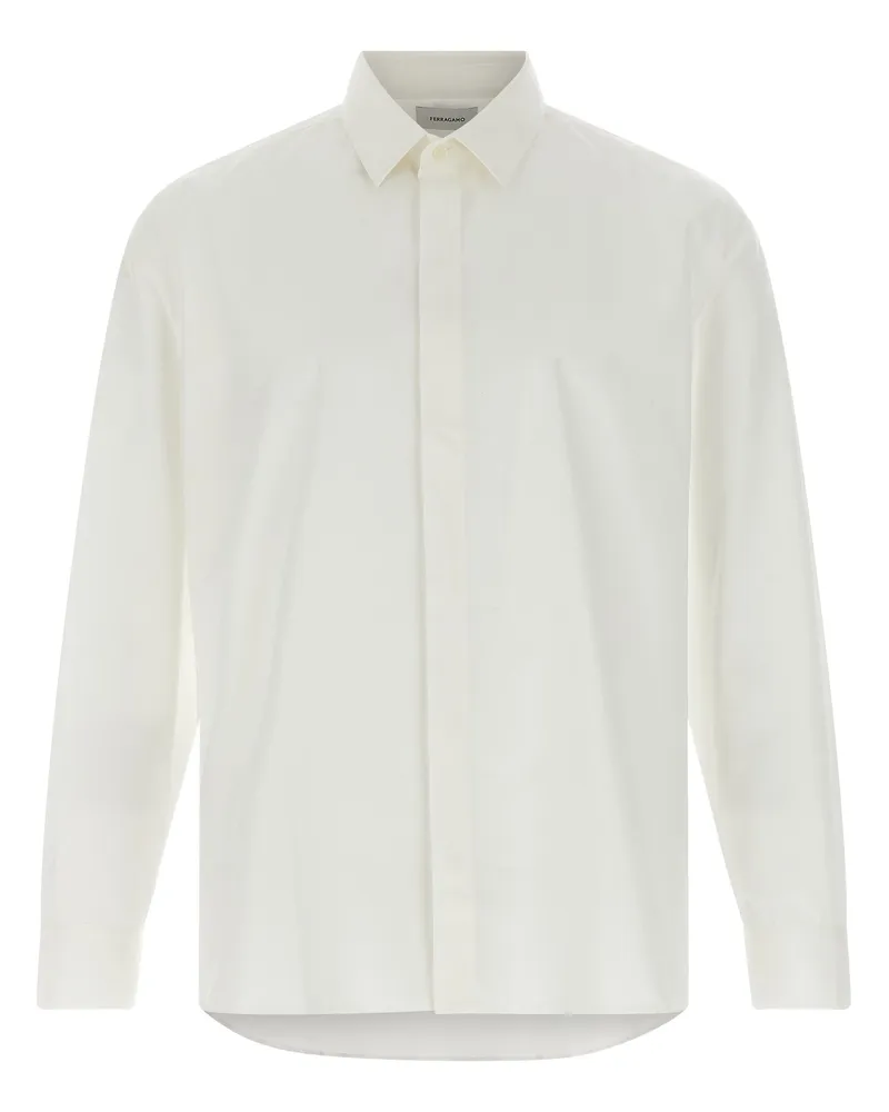 Saint Laurent Baumwollhemd White