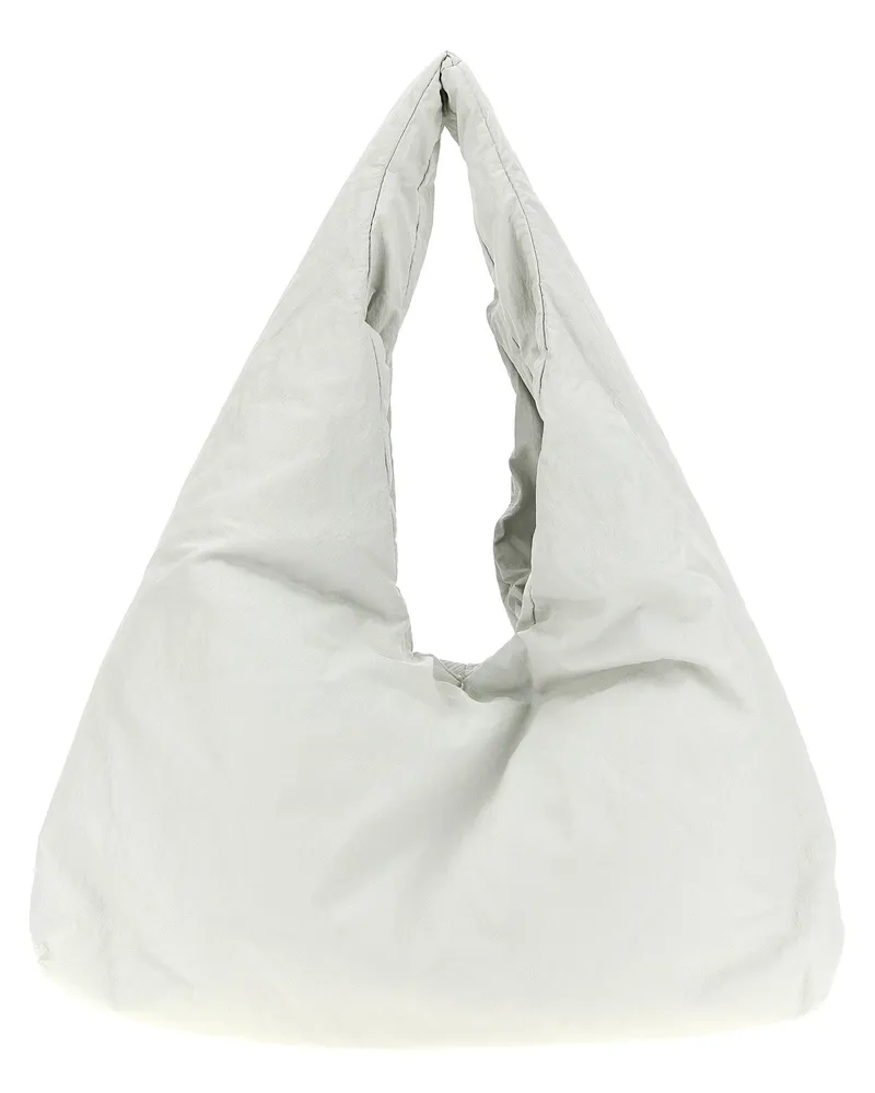 NUDE Strick Hobo' Umhängetasche White