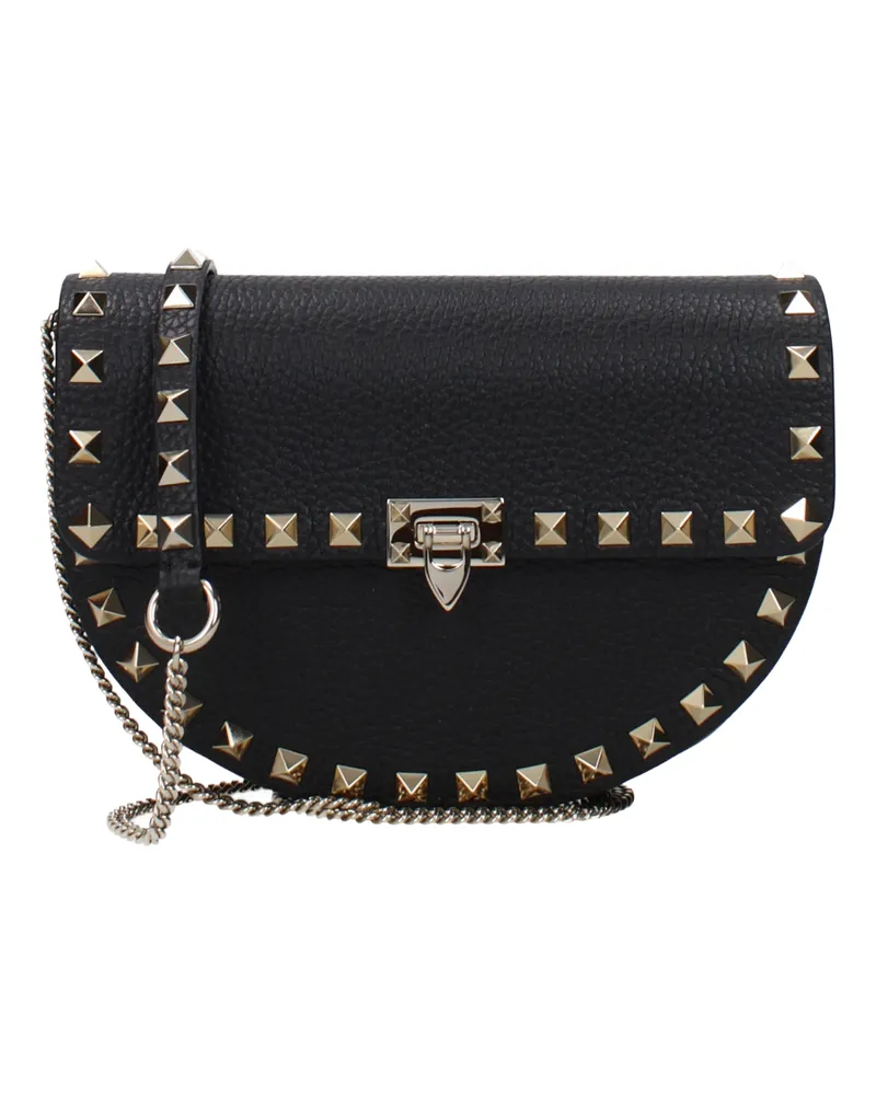 Valentino Garavani Damens Umhängetaschen Leder Schwarz -
