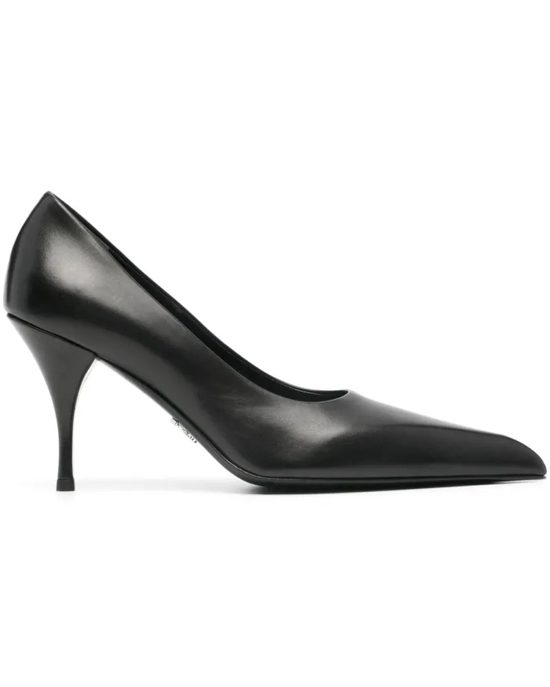 Prada Lederpumpen Black
