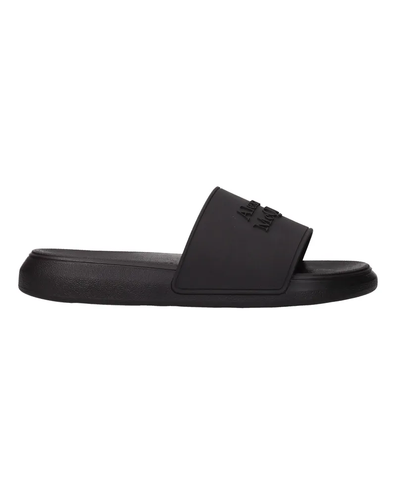 Alexander McQueen Hausschuhe und Hufe Frauen Gummi schwarz -