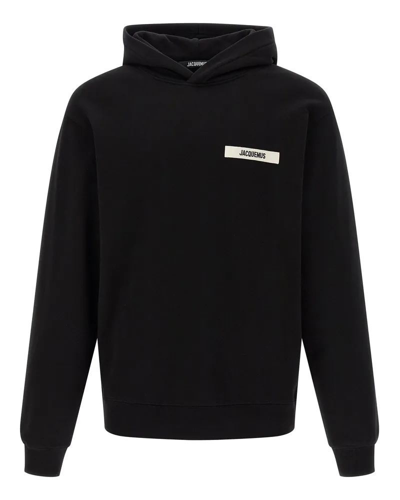 Jacquemus Le Hoodie Gros Grain' Sweatshirt Black
